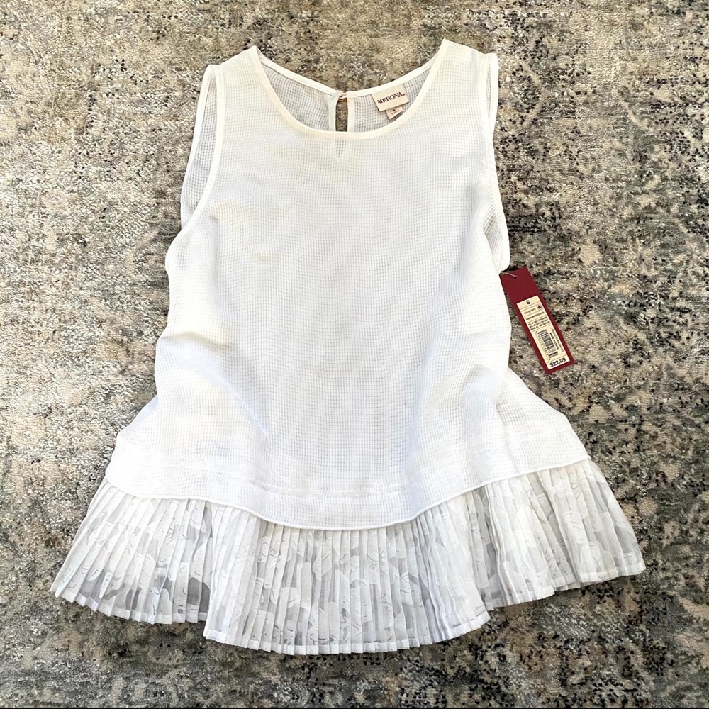 NWT merona white blouse